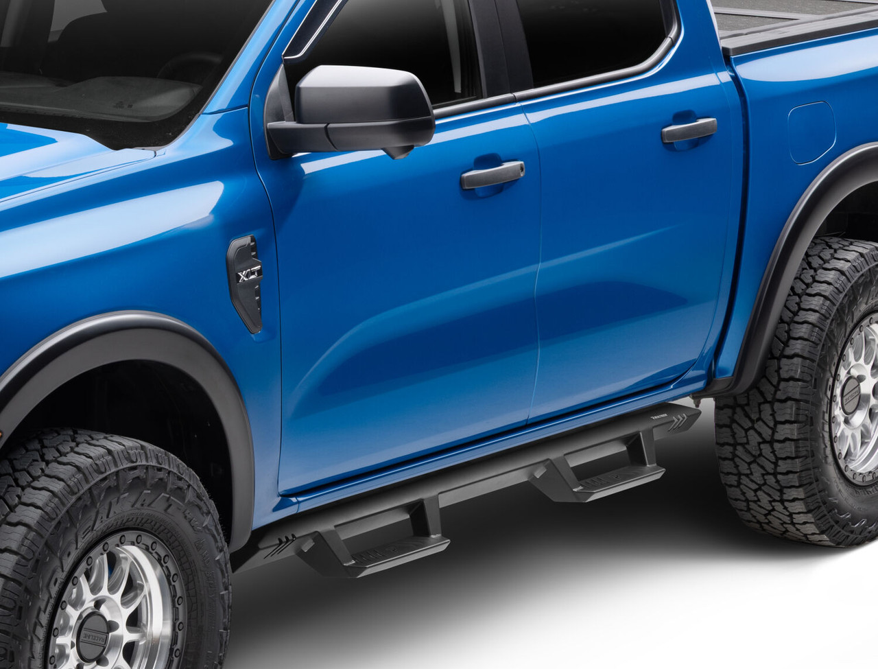 N-FAB EXF19CC-TX EPYX STEP SYSTEM CAB LENGTH (2 STEPS PER SIDE) 2019-2025 FORD RANGER SUPERCREW TEXTURED BLACK