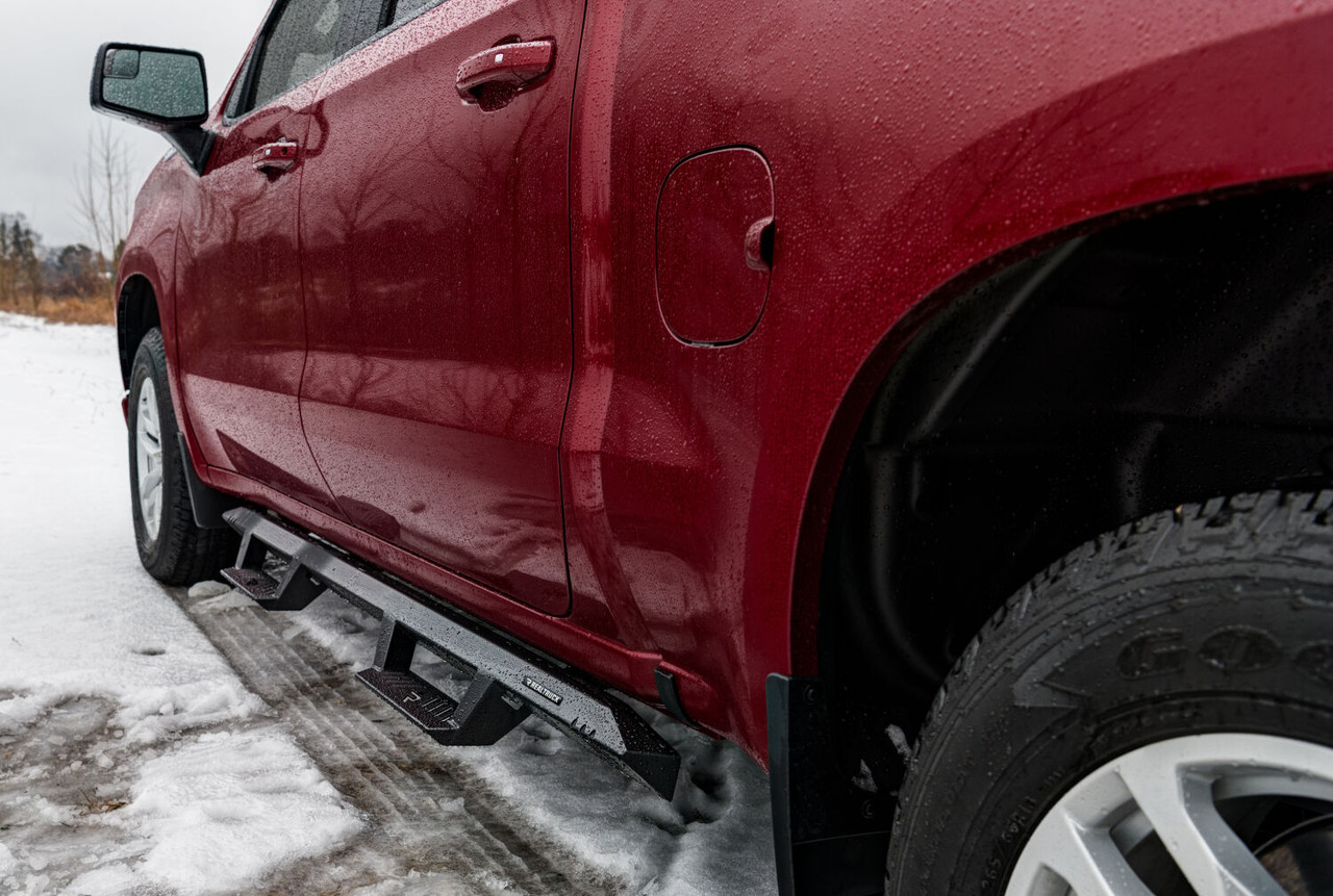 N-FAB EXD20CC-TX EPYX STEP SYSTEM CAB LENGTH (2 STEPS PER SIDE) 2019-2025 RAM 2500/3500/4500/5500 CREW CAB TEXTURED BLACK