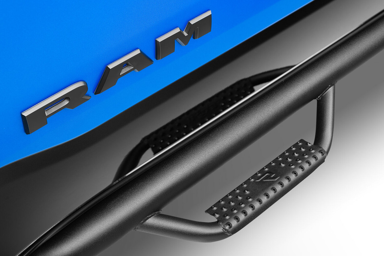 N-FAB D1573QC-TX NERF STEP BAR CAB LENGTH (2 STEPS PER SIDE) 2015-2018 (2019-2024 CLASSIC) RAM 1500 QUAD CAB TEXTURED BLACK