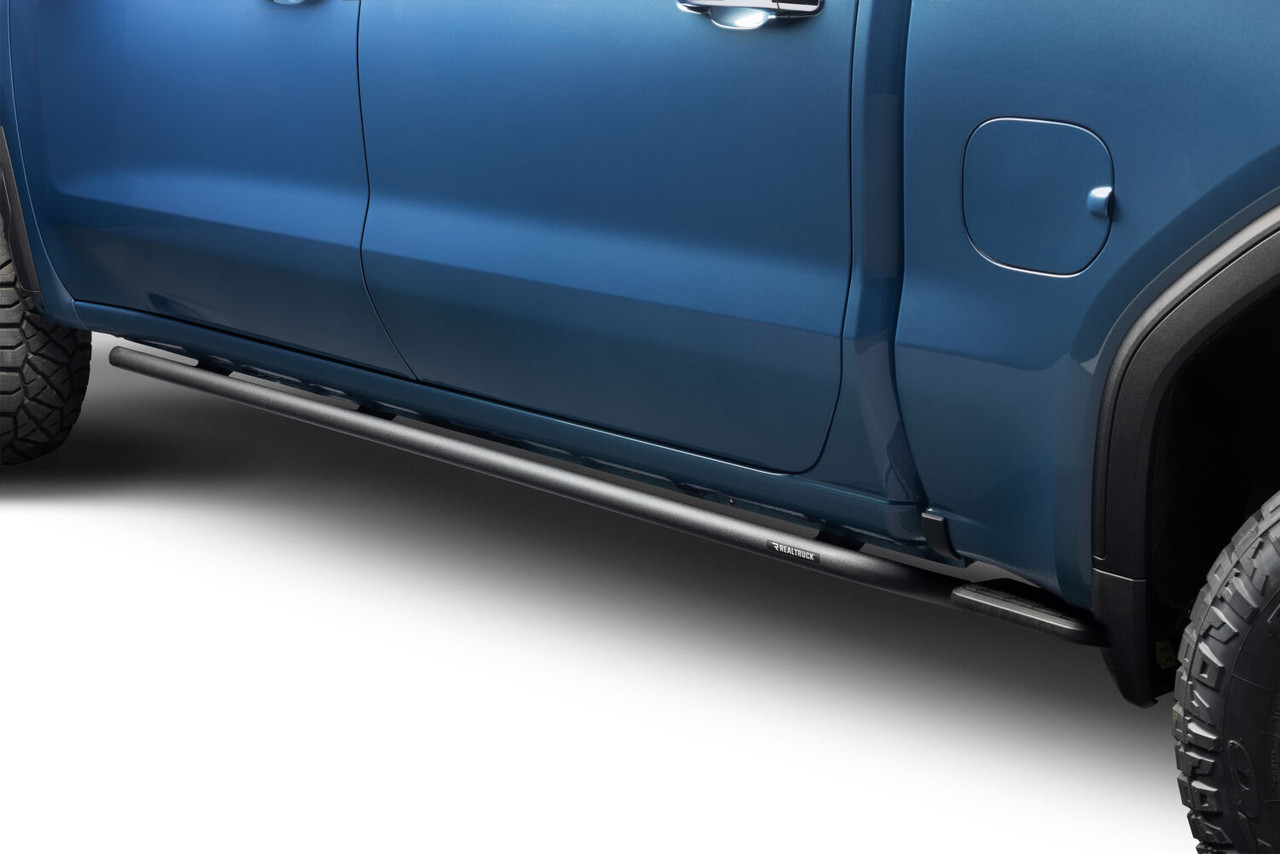 N-FAB C194RKRCC RKR ROCK RAILS CAB LENGTH 2019 (NEW BODY STYLE)-2025 CHEVY SILVERADO/GMC SIERRA 1500/2020-2025 2500 HD/3500 HD CREW CAB TEXTURED BLACK