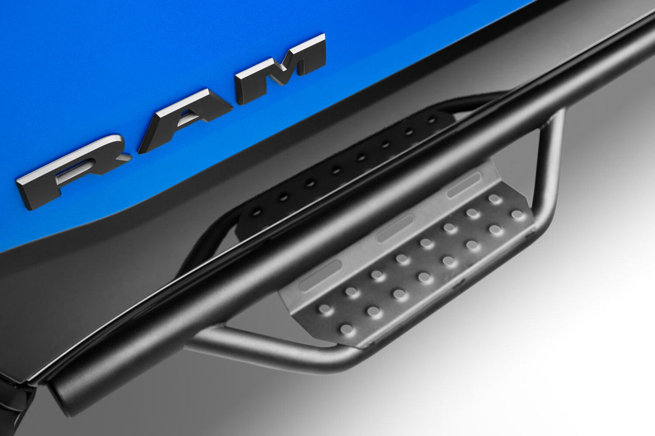 N-FAB 219418012 NERF STEP RS BAR CAB LENGTH (2 STEPS PER SIDE) 2019-2025 (NEW BODY STYLE) RAM 1500 CREW CAB TEXTURED BLACK