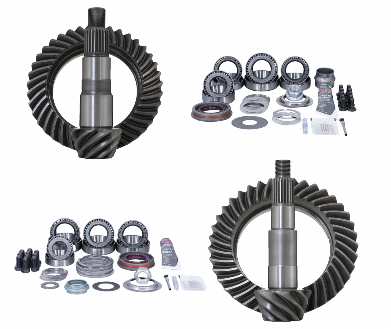 REVOLUTION GEAR REV-JK-NON-538 JEEP WRANGLER JK NON-RUBICON 5.38 RATIO TIMKEN BEARING GEAR PACKAGE