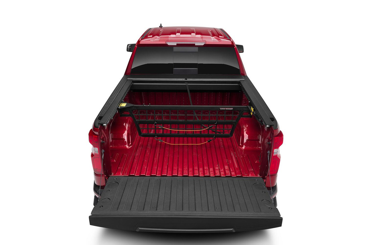 ROLL N LOCK CM222 CARGO MANAGER ROLLING TRUCK BED DIVIDER, WORKS ONLY WITH ROLL-N-LOCK COVERS, FOR 2014-2018 SILVERADO/SIERRA 1500; 2015-2018 SILVERADO/SIERRA 2500/3500 8 FT. BED