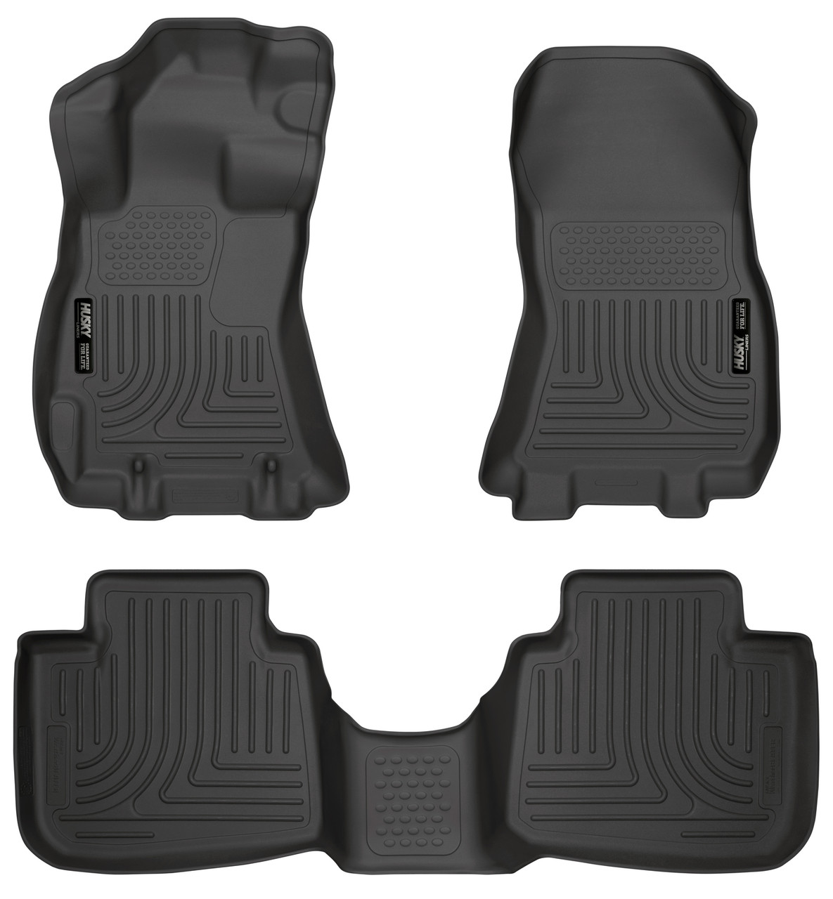 HUSKY LINERS 99841 WEATHERBEATER FRONT & 2ND SEAT FLOOR LINERS FOR 2013-2014 LEGACY/OUTBACK