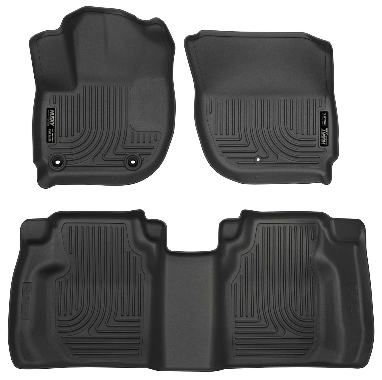 HUSKY LINERS 99491 WEATHERBEATER FRONT & 2ND SEAT FLOOR LINERS FOR 2015-2020 FIT