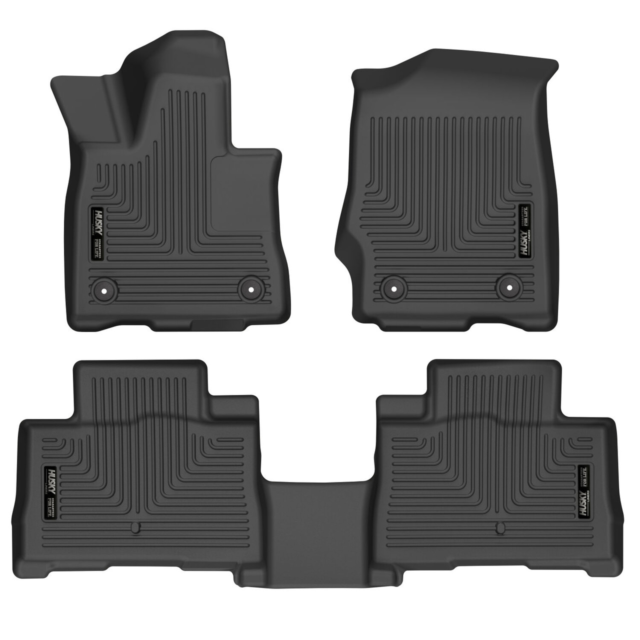 HUSKY LINERS 99331 WEATHERBEATER FRONT & 2ND SEAT FLOOR LINERS FOR 2020-2025 AVIATOR