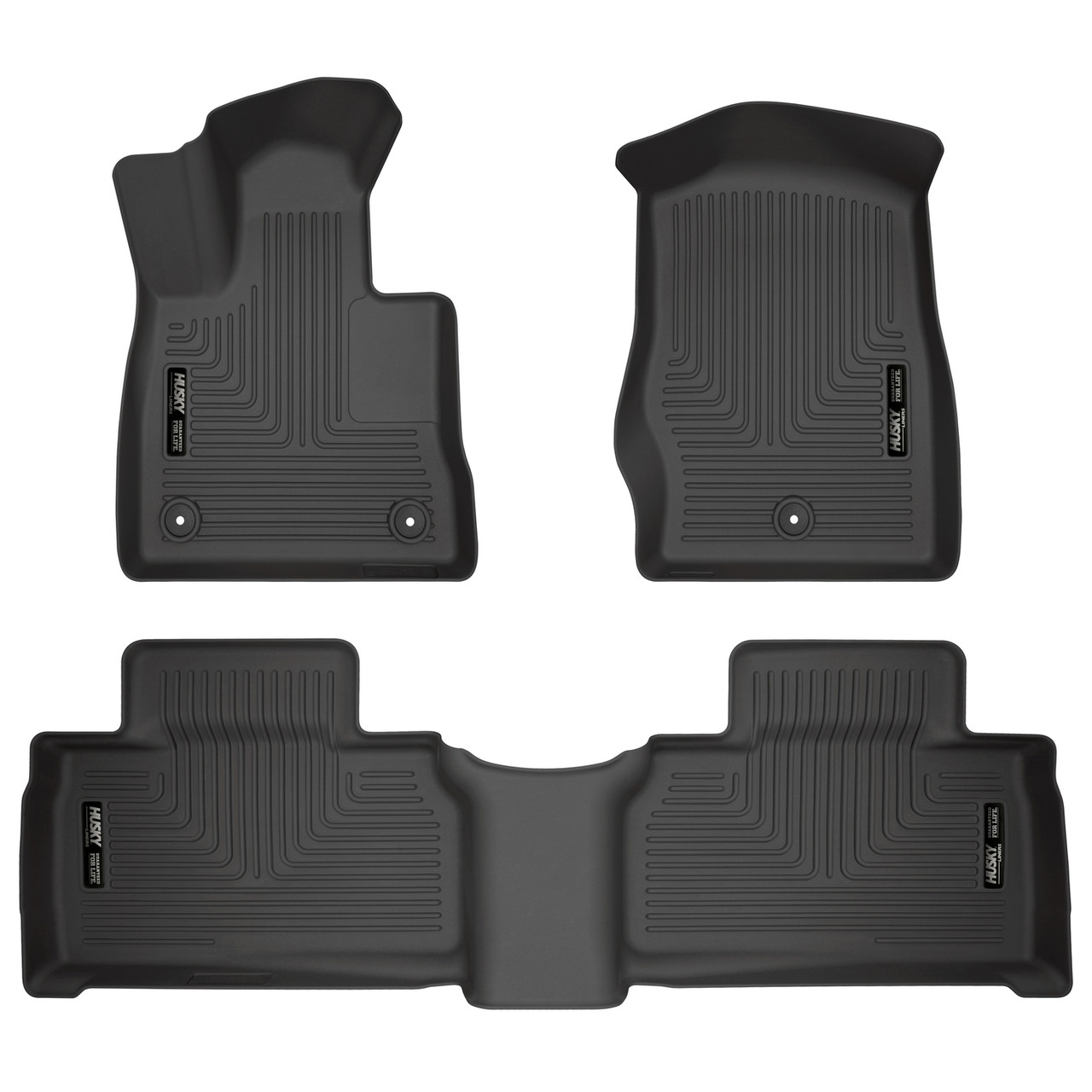 HUSKY LINERS 99321 WEATHERBEATER FRONT & 2ND SEAT FLOOR LINERS FOR 2020-2025 EXPLORER