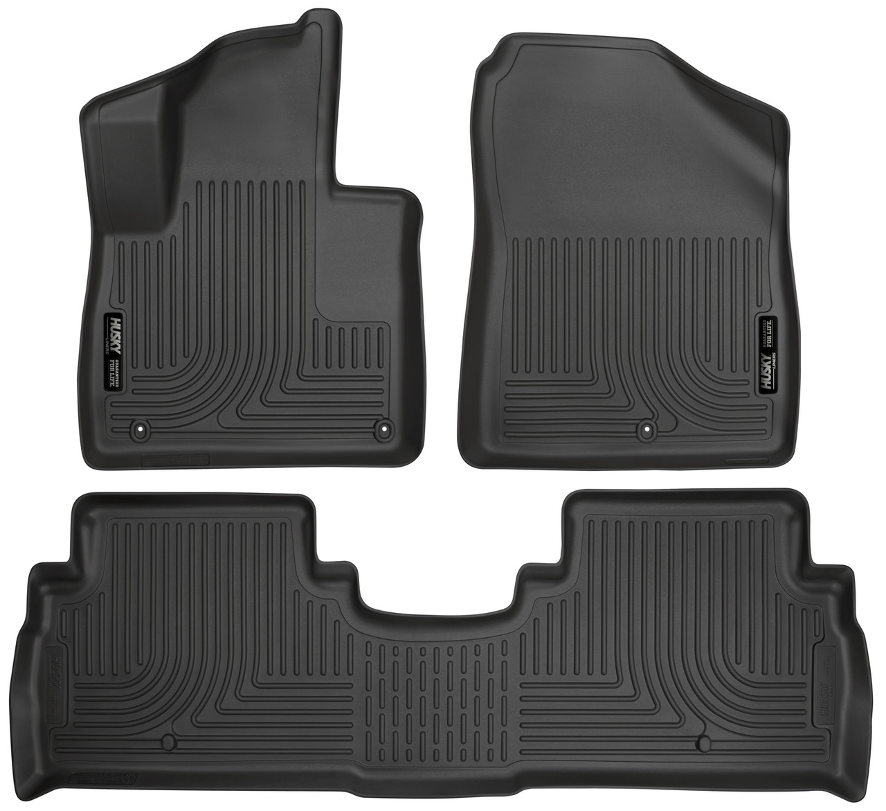 HUSKY LINERS 98691 WEATHERBEATER FRONT & 2ND SEAT FLOOR LINERS FOR 2016-2020 SORENTO