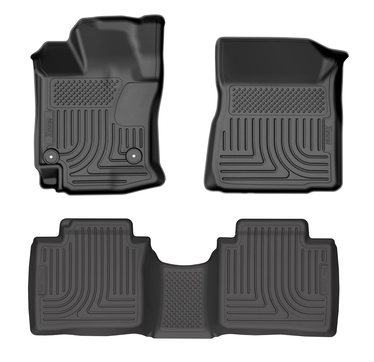 HUSKY LINERS 98541 WEATHERBEATER FRONT & 2ND SEAT FLOOR LINERS FOR 2009-2011 VENZA