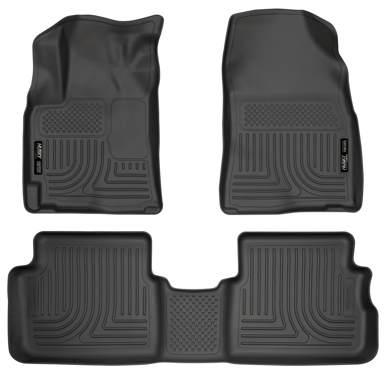HUSKY LINERS 98531 WEATHERBEATER FRONT & 2ND SEAT FLOOR LINERS FOR 2009-2013 VIBE/COROLLA/MATRIX