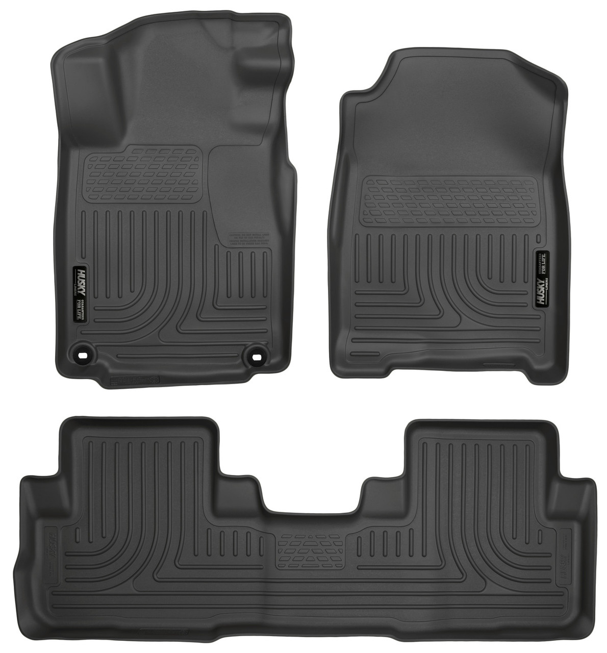HUSKY LINERS 98471 WEATHERBEATER FRONT & 2ND SEAT FLOOR LINERS FOR 2015-2016 CR-V