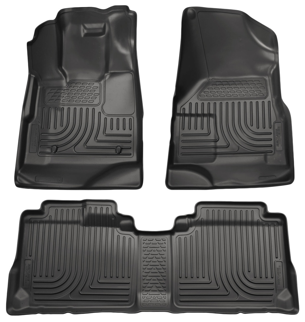 HUSKY LINERS 98141 WEATHERBEATER FRONT & 2ND SEAT FLOOR LINERS FOR 2010-2016 SRX