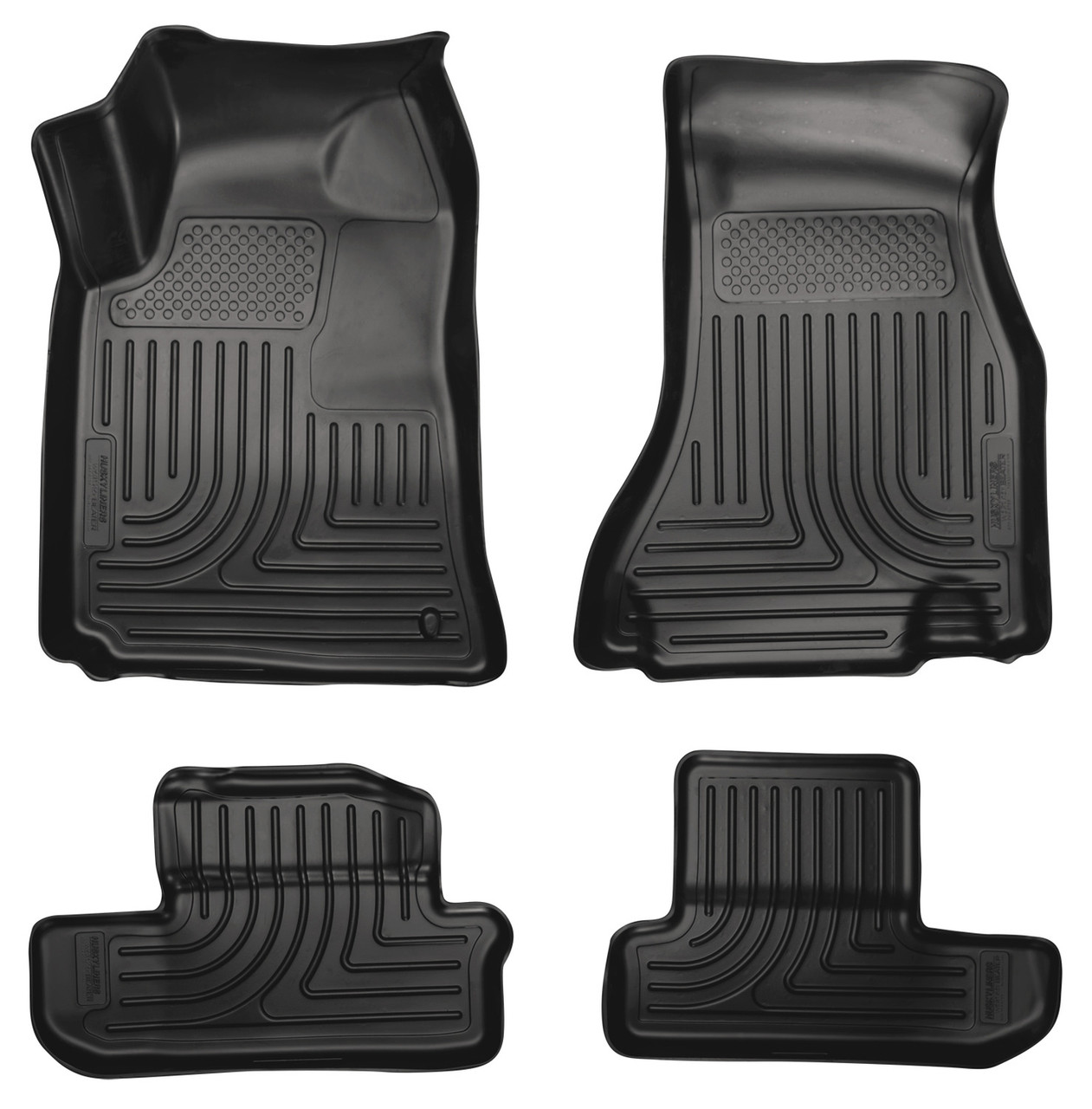 HUSKY LINERS 98021 WEATHERBEATER FRONT & 2ND SEAT FLOOR LINERS FOR 2008-2010 CHALLENGER
