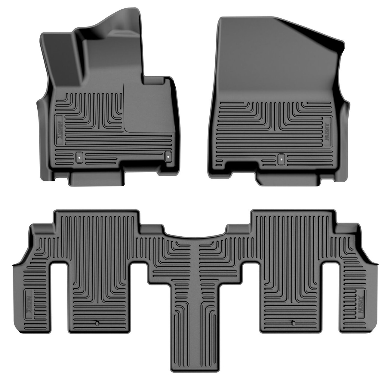 HUSKY LINERS 96611 WEATHERBEATER FRONT & 2ND SEAT FLOOR LINERS FOR 2022-2025 CARNIVAL