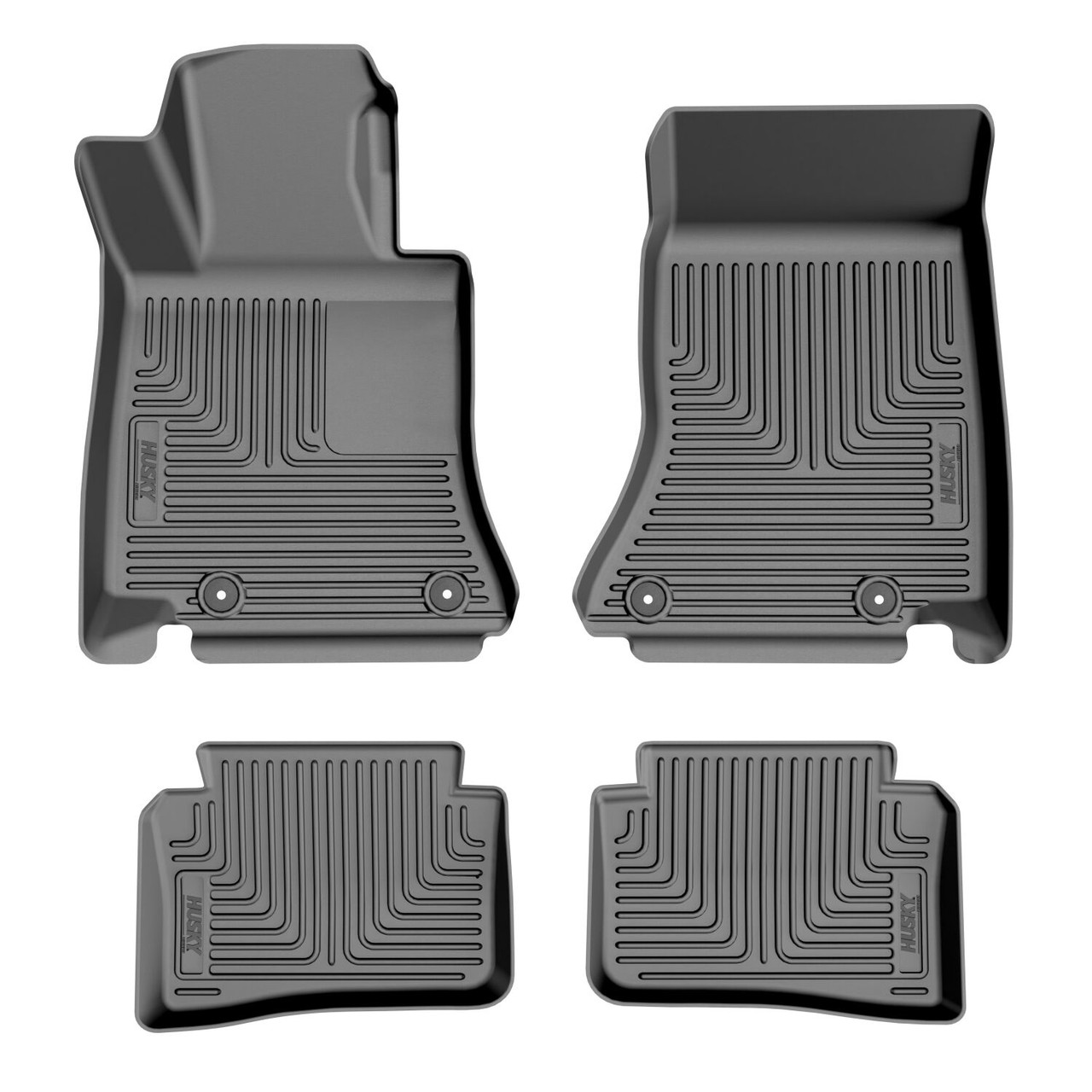HUSKY LINERS 96121 WEATHERBEATER FRONT & 2ND SEAT FLOOR LINERS FOR 2022-2025 C300