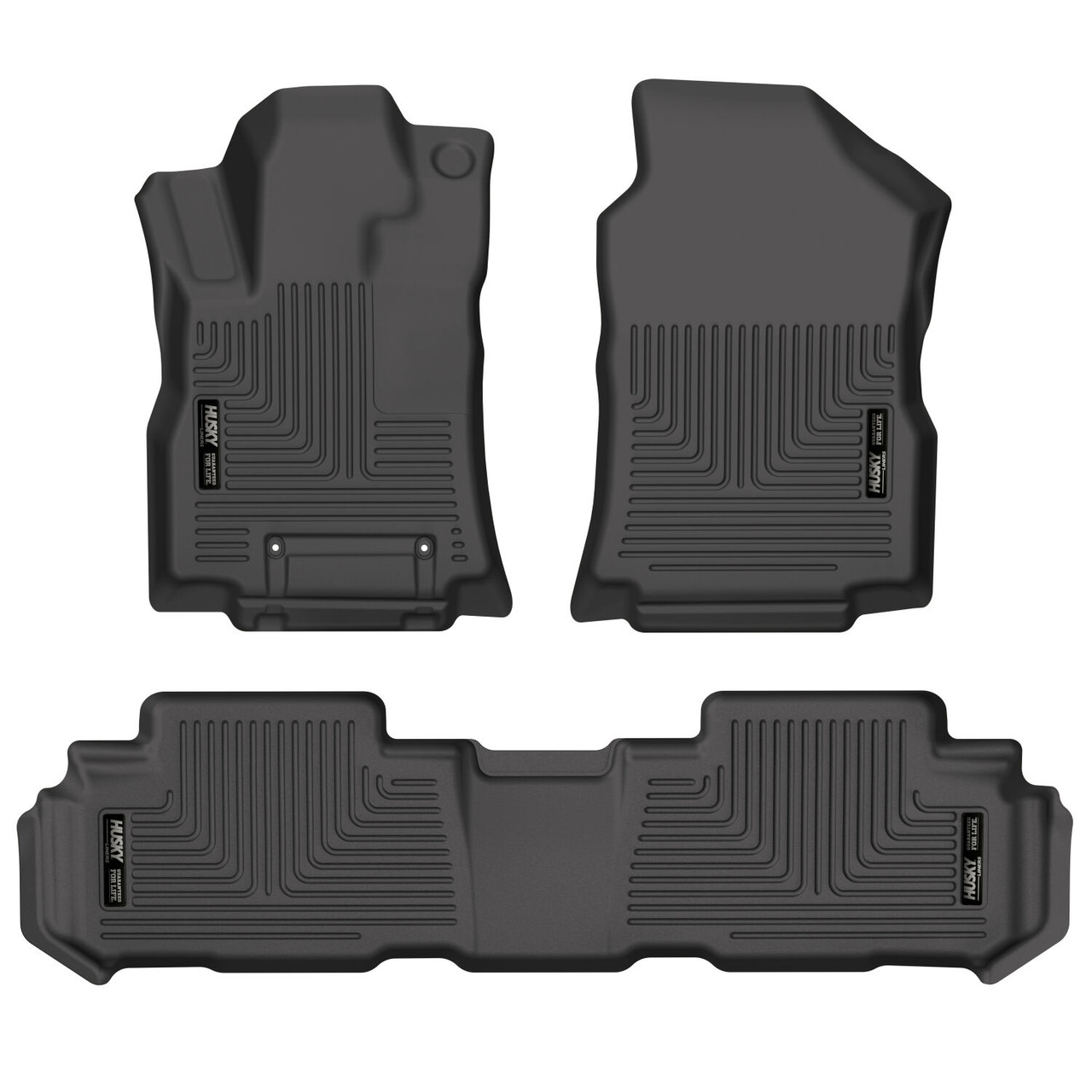 HUSKY LINERS 95871 WEATHERBEATER FRONT & 2ND SEAT FLOOR LINERS FOR 2019-2025 ASCENT