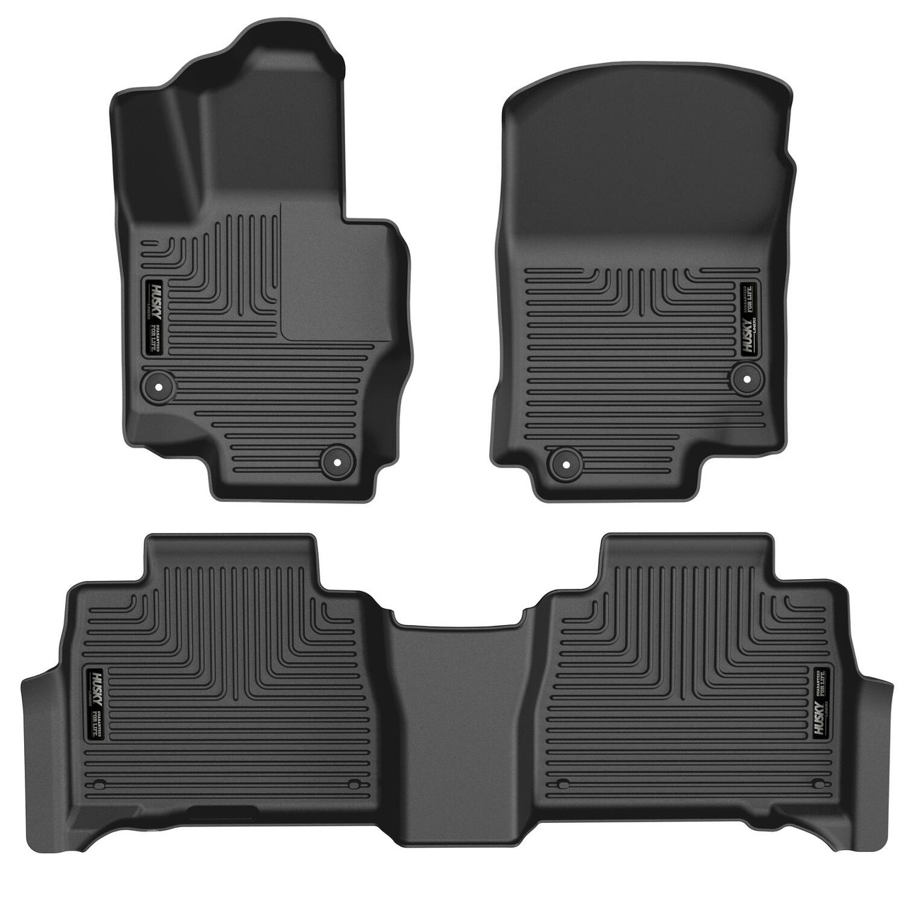 HUSKY LINERS 95491 WEATHERBEATER FRONT & 2ND SEAT FLOOR LINERS FOR 2020-2024 GLE350, GLE450 SUV, GLE63 AMG S SUV