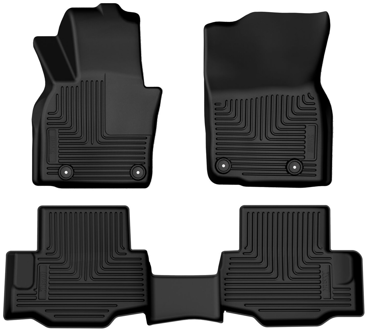 HUSKY LINERS 95481 WEATHERBEATER FRONT & 2ND SEAT FLOOR LINERS FOR 2024-2025 CX-90
