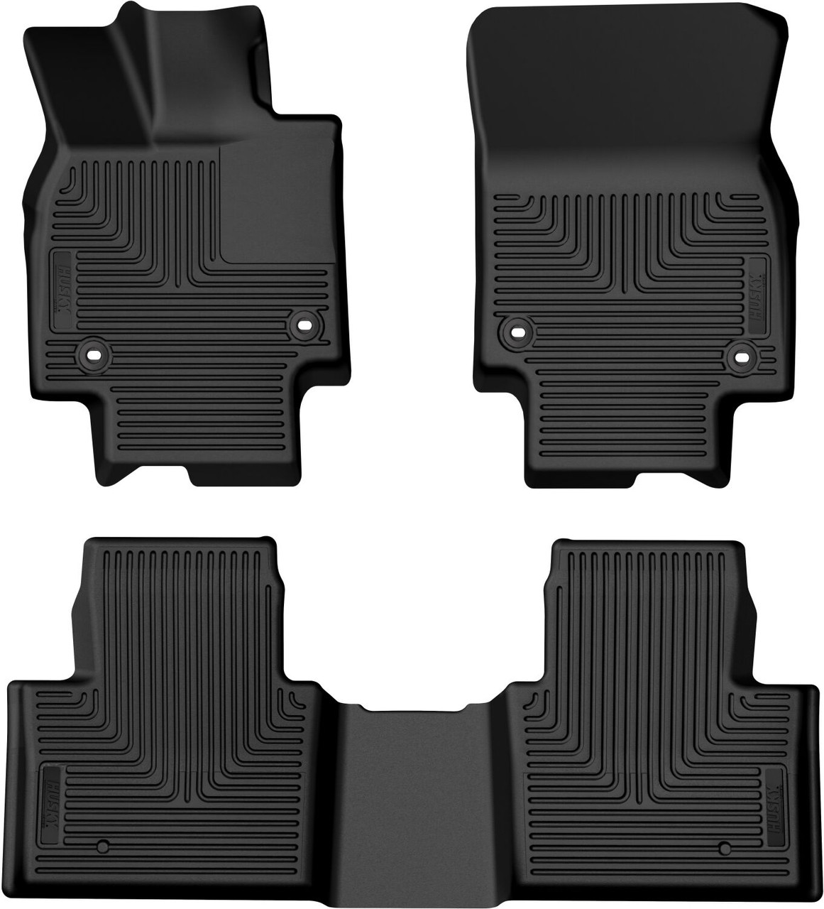HUSKY LINERS 95431 WEATHERBEATER FRONT & 2ND SEAT FLOOR LINERS FOR 2023-2025 CROWN