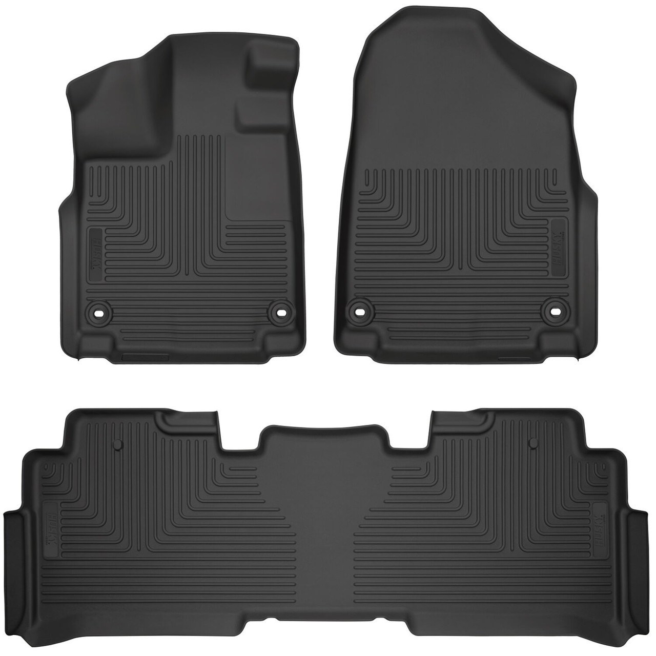 HUSKY LINERS 93761 WEATHERBEATER FRONT & 2ND SEAT FLOOR LINERS FOR 2018-2025 ODYSSEY