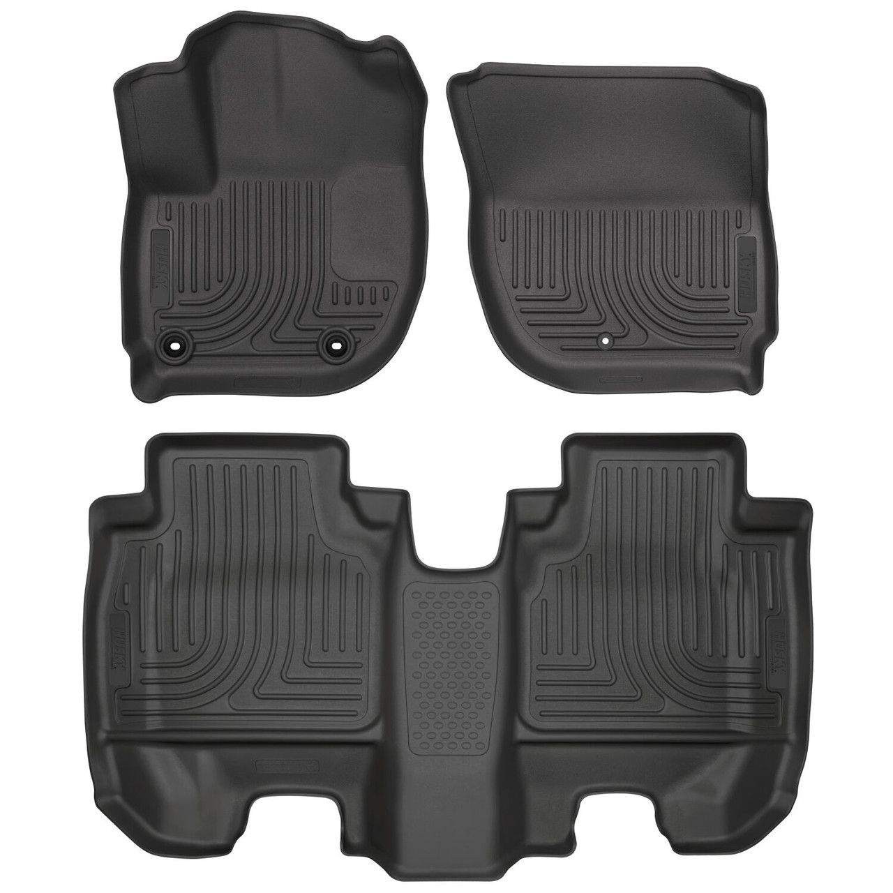 HUSKY LINERS 93701 WEATHERBEATER FRONT & 2ND SEAT FLOOR LINERS FOR 2016-2022 HR-V
