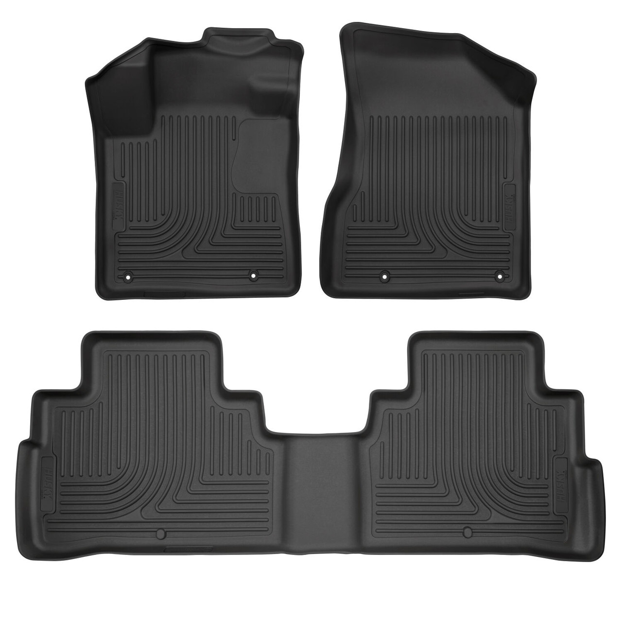HUSKY LINERS 93521 WEATHERBEATER FRONT & 2ND SEAT FLOOR LINERS FOR 2015-2018 MURANO