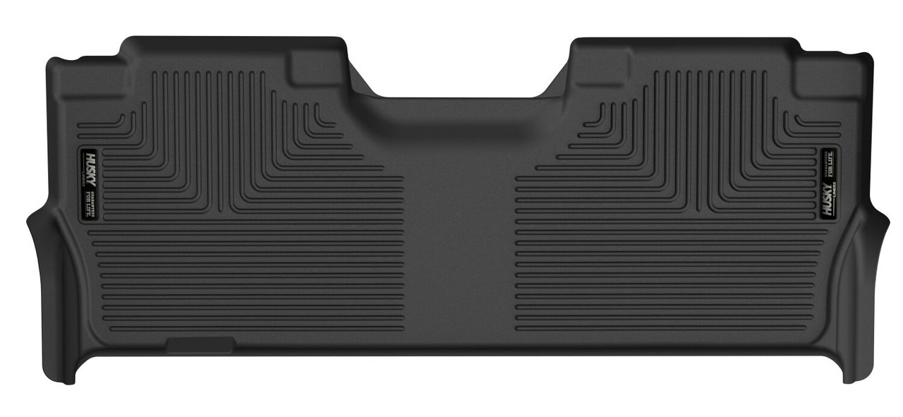 HUSKY LINERS 53381 X-ACT CONTOUR 2ND SEAT FLOOR LINER FOR 2017-2025 F-250 SUPER DUTY, F-350 SUPER DUTY, F-450 SUPER DUTY, F-150 LIGHTNING