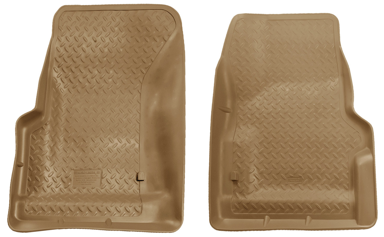 HUSKY LINERS 31733 CLASSIC STYLE FRONT FLOOR LINERS FOR 1997-2006 JEEP WRANGLER TAN