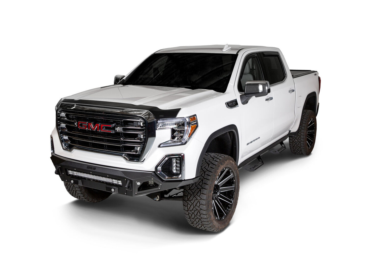 HUSKY LINERS 2877075 AEROSKIN HOOD PROTECTOR MATTE BLACK LOW PROFILE FOR 2014-2019 SIERRA 1500/1500 LIMITED