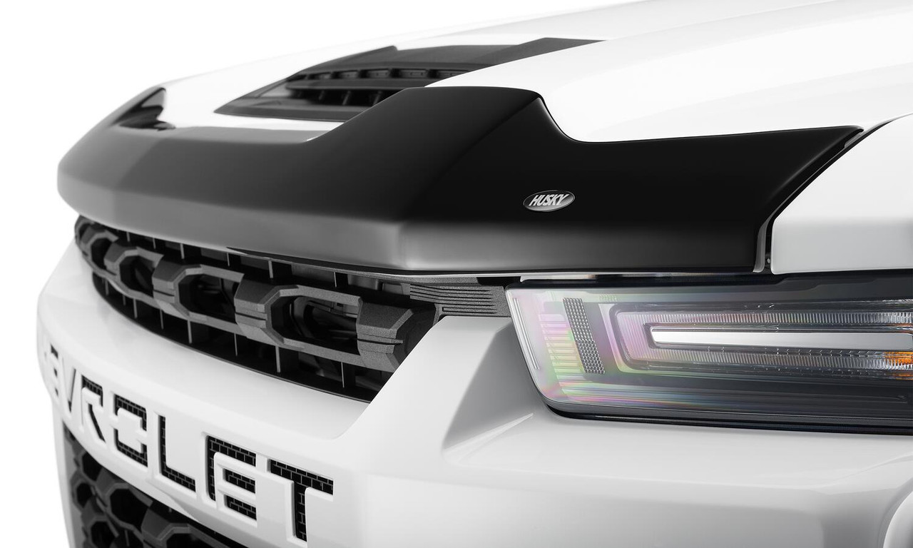 HUSKY LINERS 2842075 AEROSKIN HOOD PROTECTOR SMOKE FOR 2014-2019 SIERRA 1500/1500 LIMITED