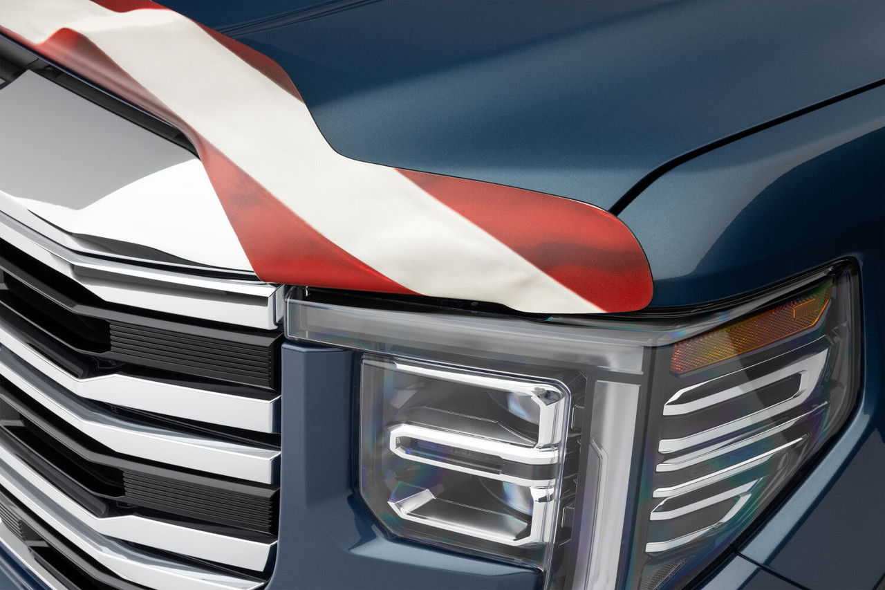 HUSKY LINERS 2818059 EAGLE AMERICAN FLAG BUG SHIELD FOR 2011-2016 F-250/F-350/F-450/F-550 SUPER DUTY
