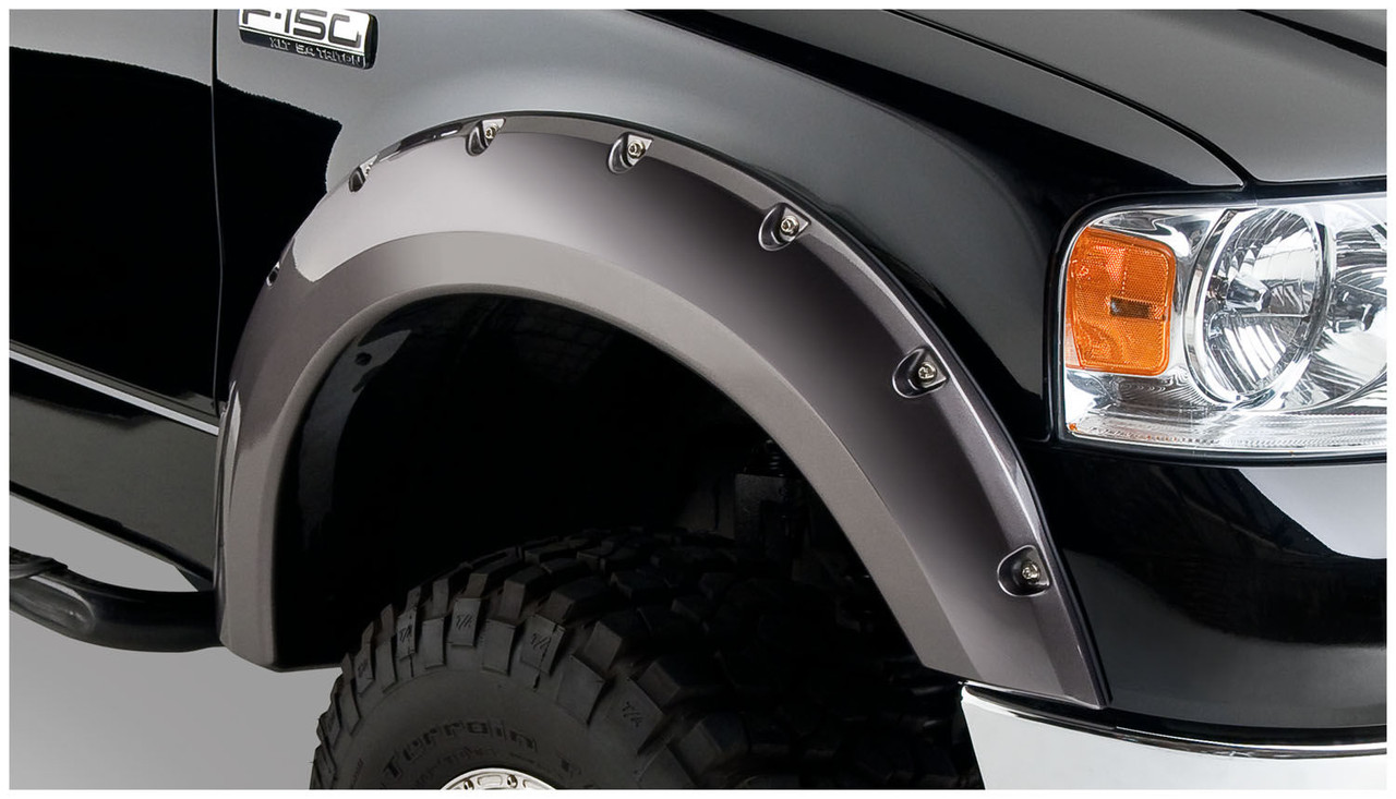 HUSKY LINERS 2802916 POCKET STYLE FENDER FLARE 4 PC SET FOR 2004-2008 F-150