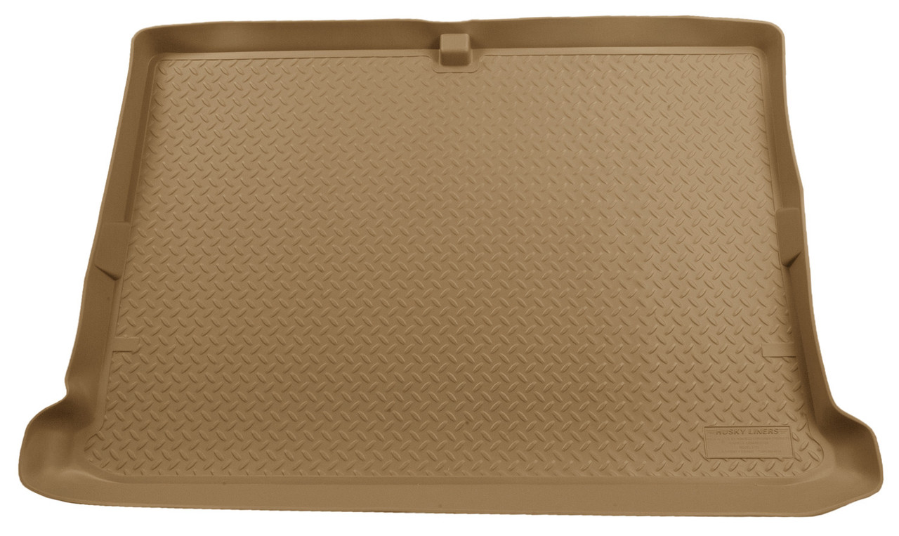 HUSKY LINERS 21703 CLASSIC STYLE CARGO LINER BEHIND 3RD SEAT FOR 2000-2006 SUBURBAN 1500/2500, YUKON XL 1500/XL 2500, ESCALADE ESV TAN