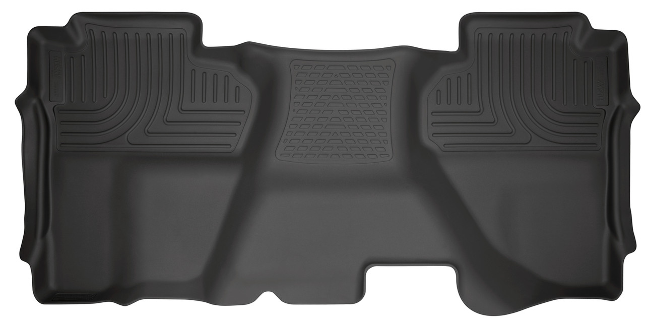 HUSKY LINERS 19241 WEATHERBEATER 2ND SEAT FLOOR LINER FOR 2014-2019 SILVERADO 1500/1500 LD/2500 HD/3500 HD, SIERRA 1500/1500 LIMITED/2500 HD/3500 HD