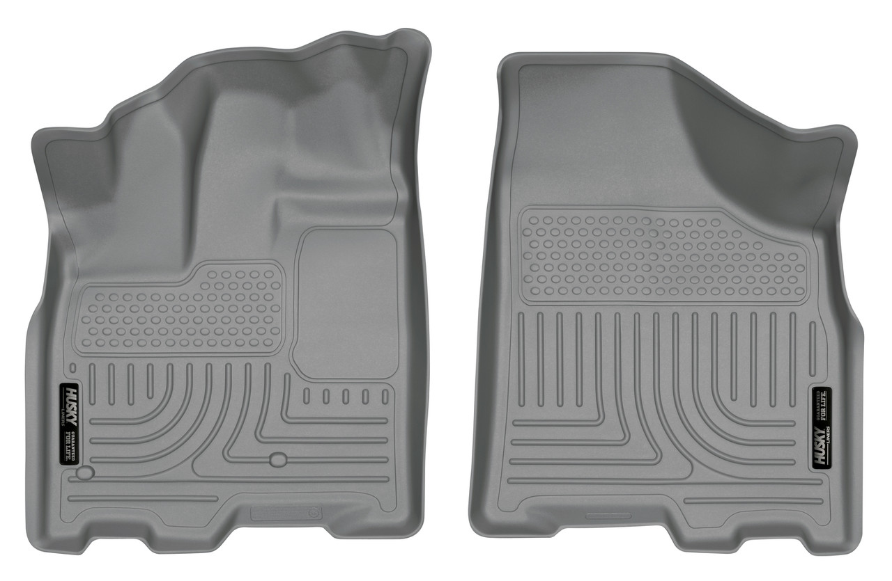 HUSKY LINERS 18852 WEATHERBEATER FRONT FLOOR LINERS FOR 2011-2020 SIENNA GREY