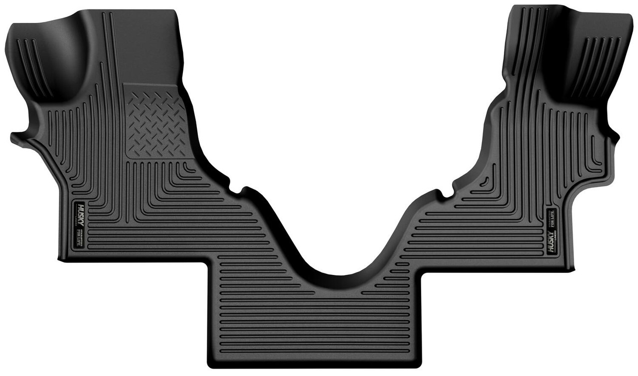 HUSKY LINERS 18791 WEATHERBEATER FRONT FLOOR LINERS FOR 2005-2025 E-150 CLUB WAGON, E-250, E-350 CLUB WAGON/SUPER DUTY, E-450 SUPER DUTY