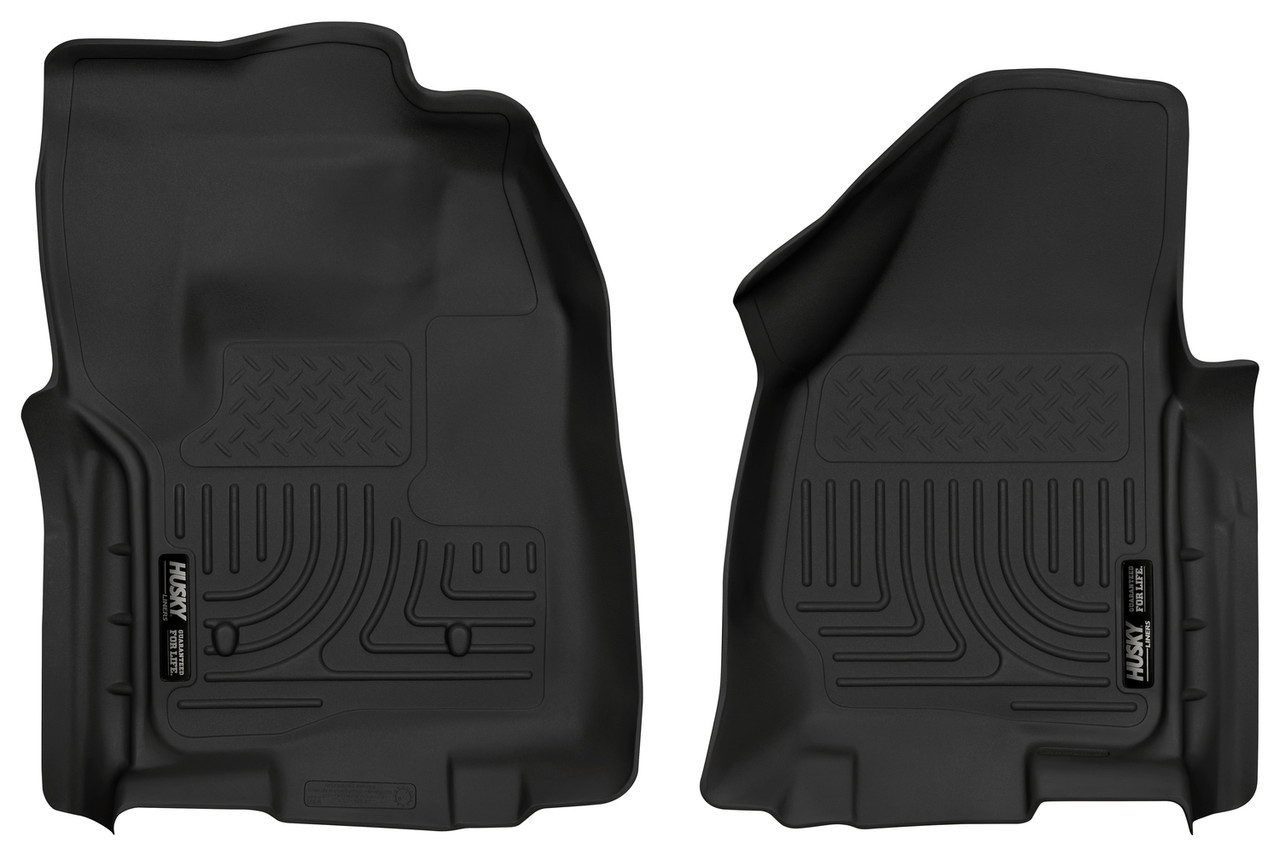 HUSKY LINERS 18721 WEATHERBEATER FRONT FLOOR LINERS FOR 2012-2016 F-250/F-350 SUPER DUTY