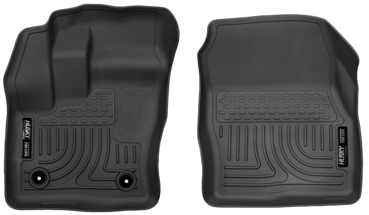HUSKY LINERS 18321 WEATHERBEATER FRONT FLOOR LINERS FOR 2014-2019 TRANSIT CONNECT