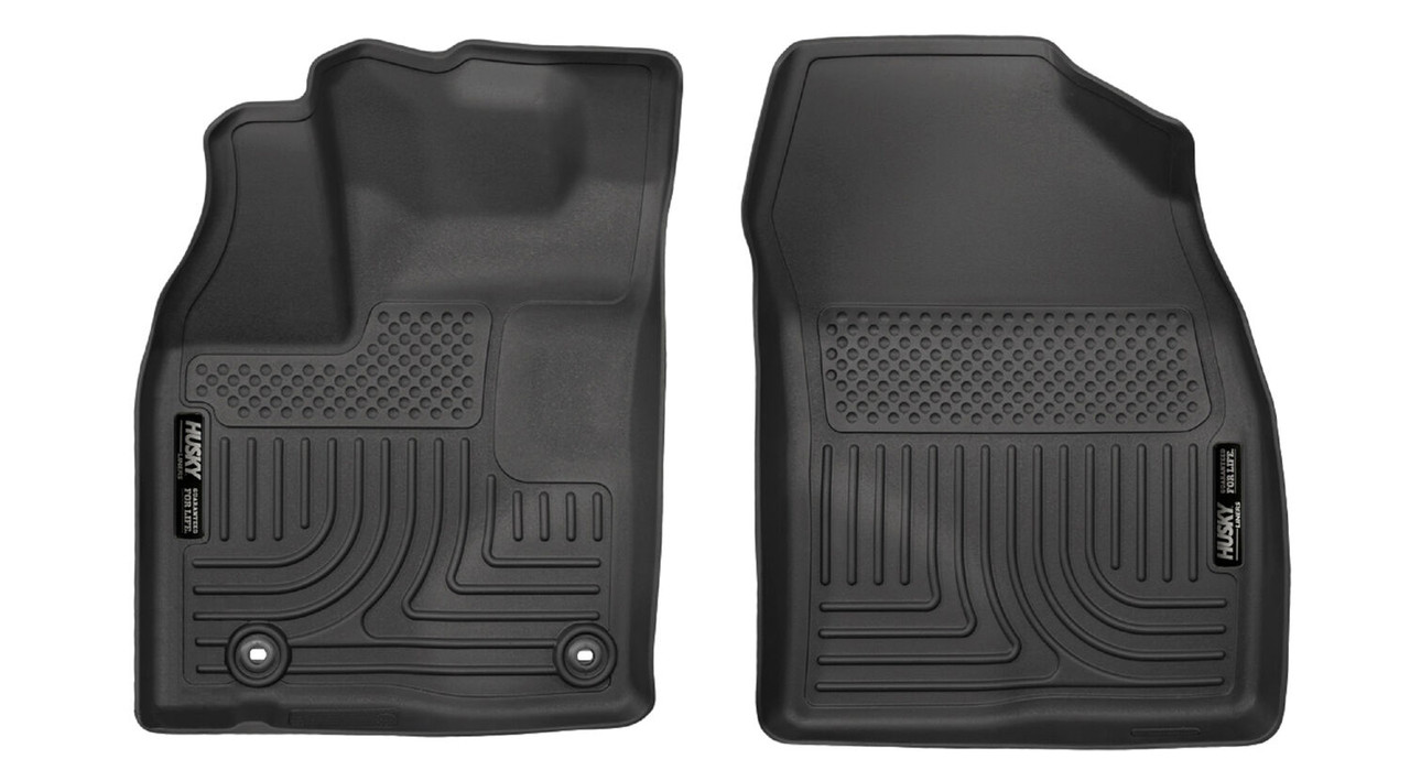 HUSKY LINERS 17081 WEATHERBEATER FRONT FLOOR LINERS FOR 2012-2015 PRIUS PLUG-IN