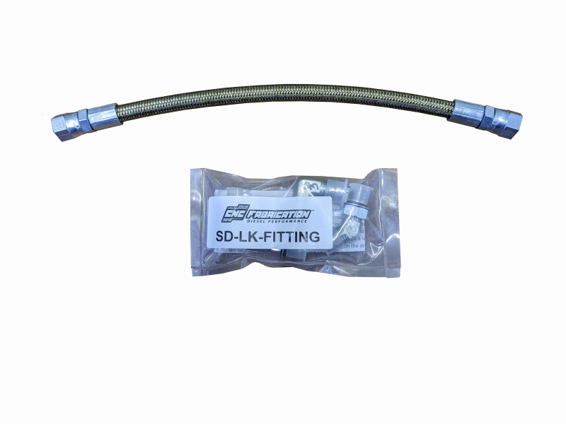 CNC FABRICATION 424011 98.5-03 7.3L PASSENGER SIDE REPLACEMENT HPOP LINE WITH FITTINGS