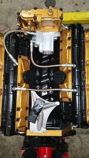 CNC FABRICATION 424009 94.5-03 7.3L DRIVER SIDE REPLACEMENT HPOP LINE WITH FITTINGS