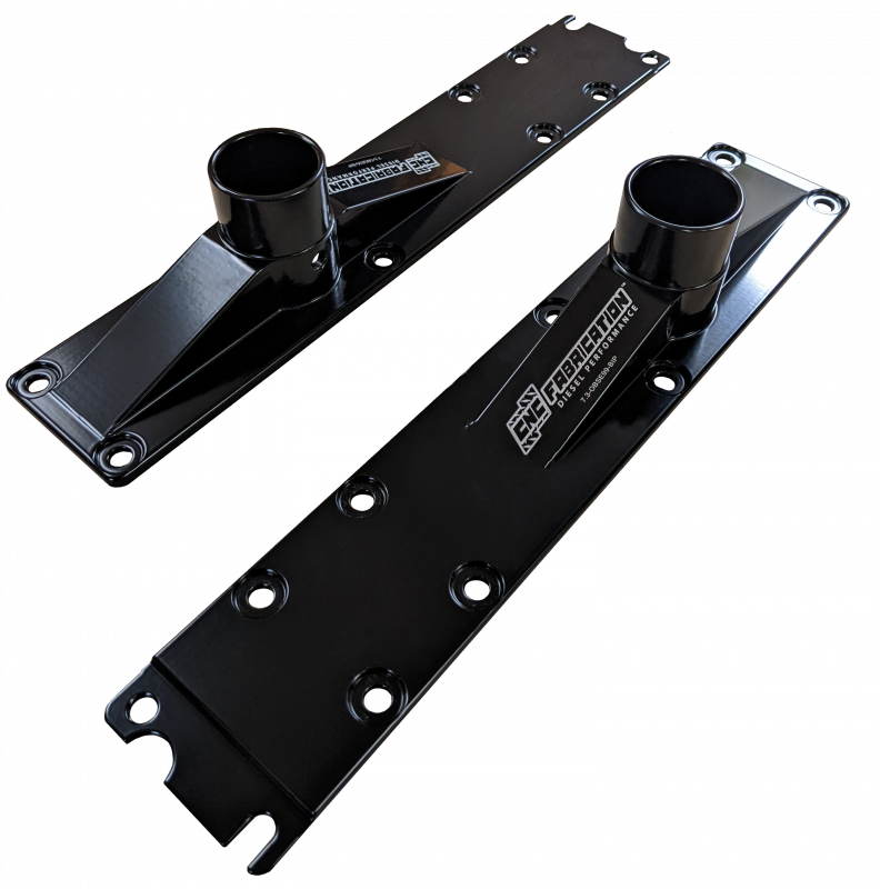 CNC FABRICATION 423005 94.5-98.5 7.3L BILLET PLENUMS - BLACK
