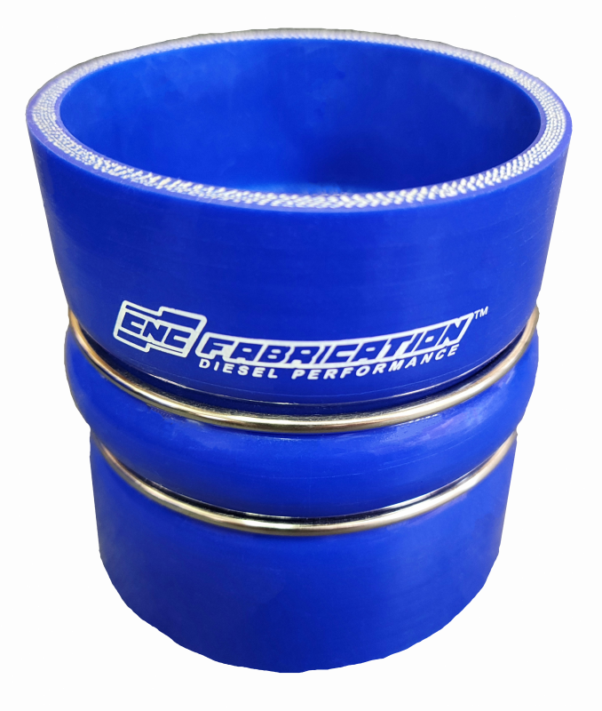CNC FABRICATION 423027 08-10 6.4L  CHARGE AIR COOLER BOOT KIT - BLUE