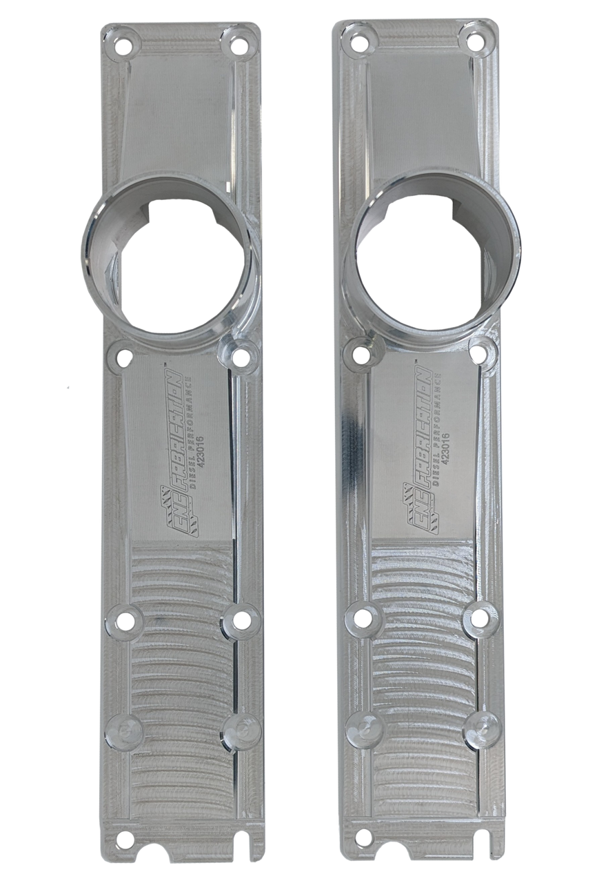 CNC FABRICATION 423016 94.5-95 7.3L 3 INCH 8 BOLT BILLET INTAKE PLENUMS RAW ALUMINUM