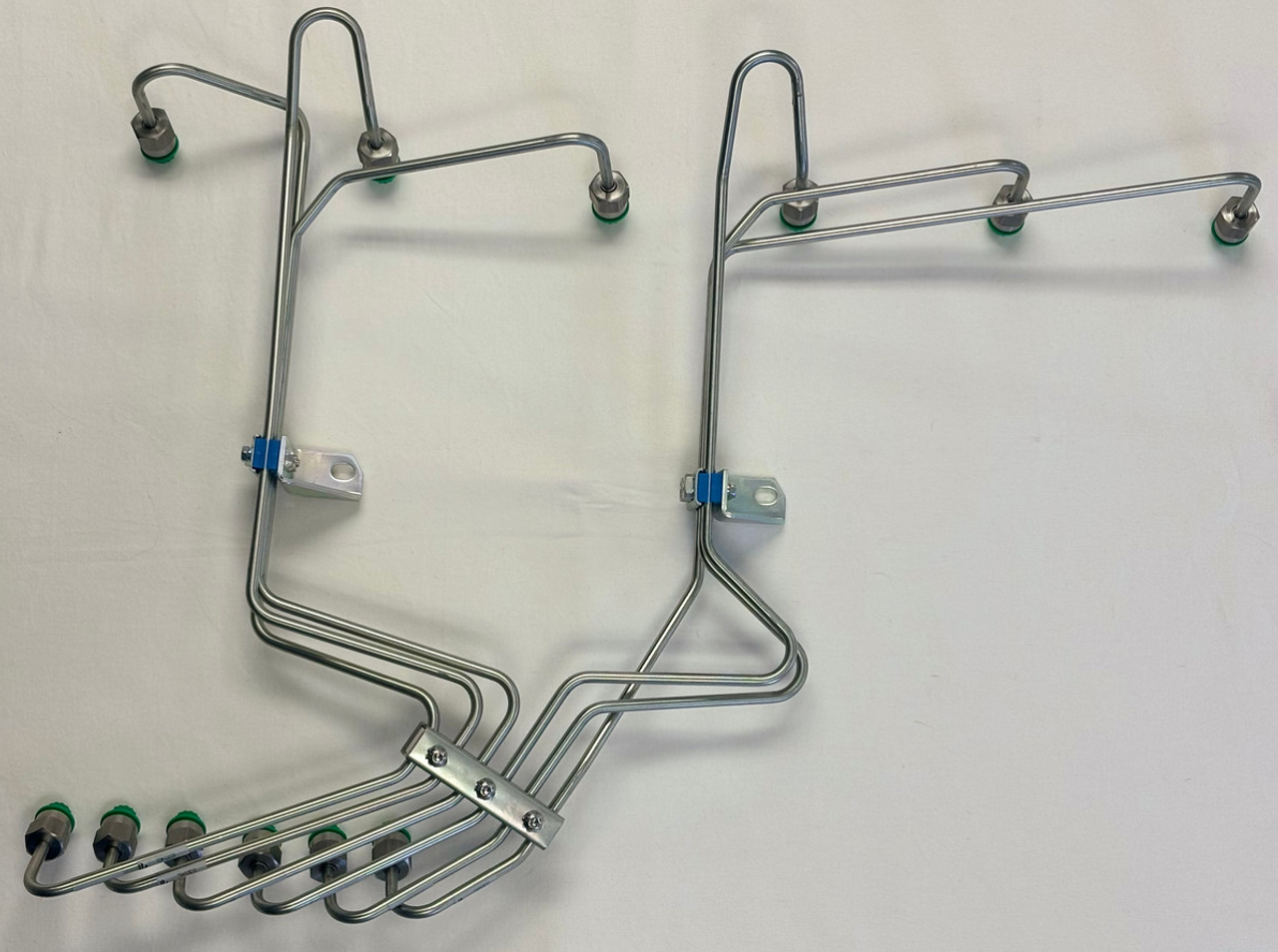 SCHEID DIESEL 154SS09312VPPSETSTK CUMMINS 12 VALVE STAINLESS STEEL FUEL LINE SET 1994-1998 DODGE CUMMINS 5.9L 12V