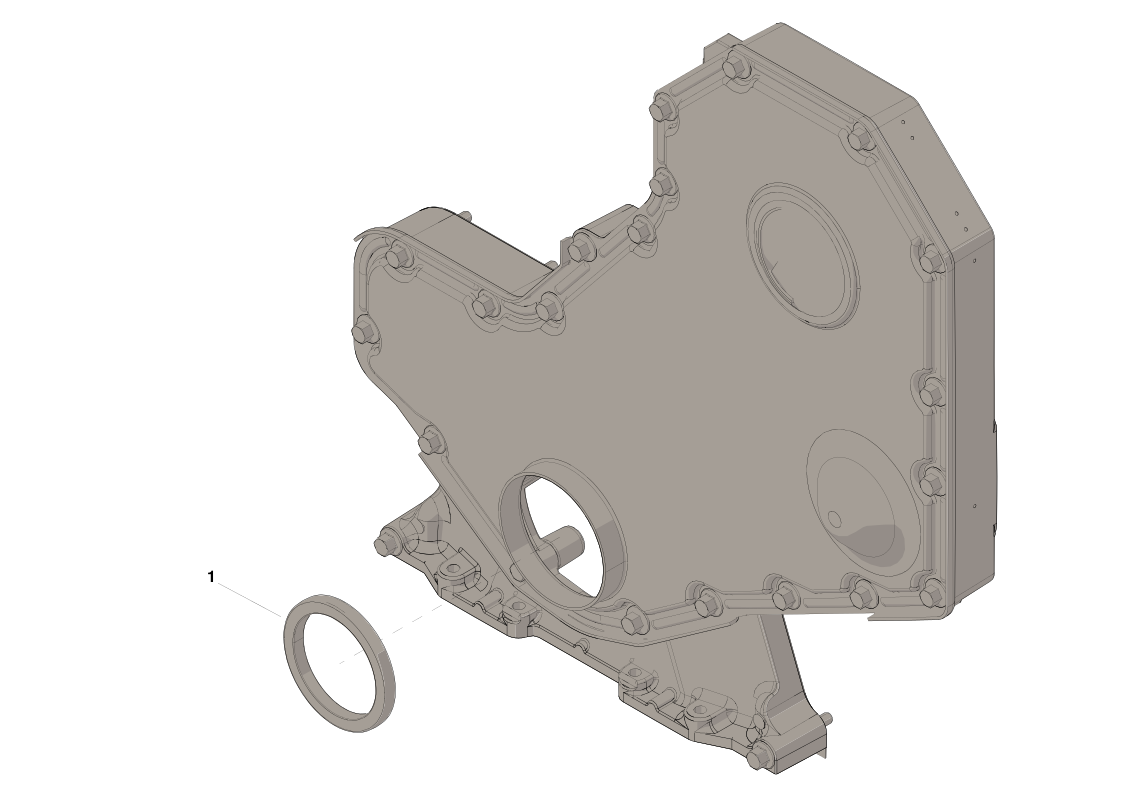 CUMMINS 3937111 OEM FRONT CRANKSHAFT SEAL SERVICE KIT – 5.9L CUMMINS (1989–2007)