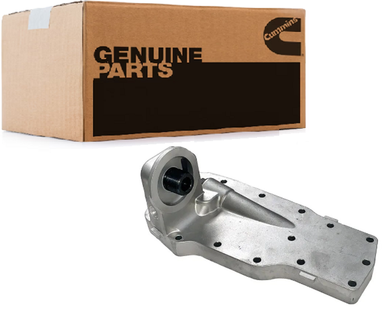 CUMMINS 5289557 OEM ENGINE OIL FILTER HOUSING (OIL FILTER HEAD) – RAM 5.9L/6.7L (2003–2018)