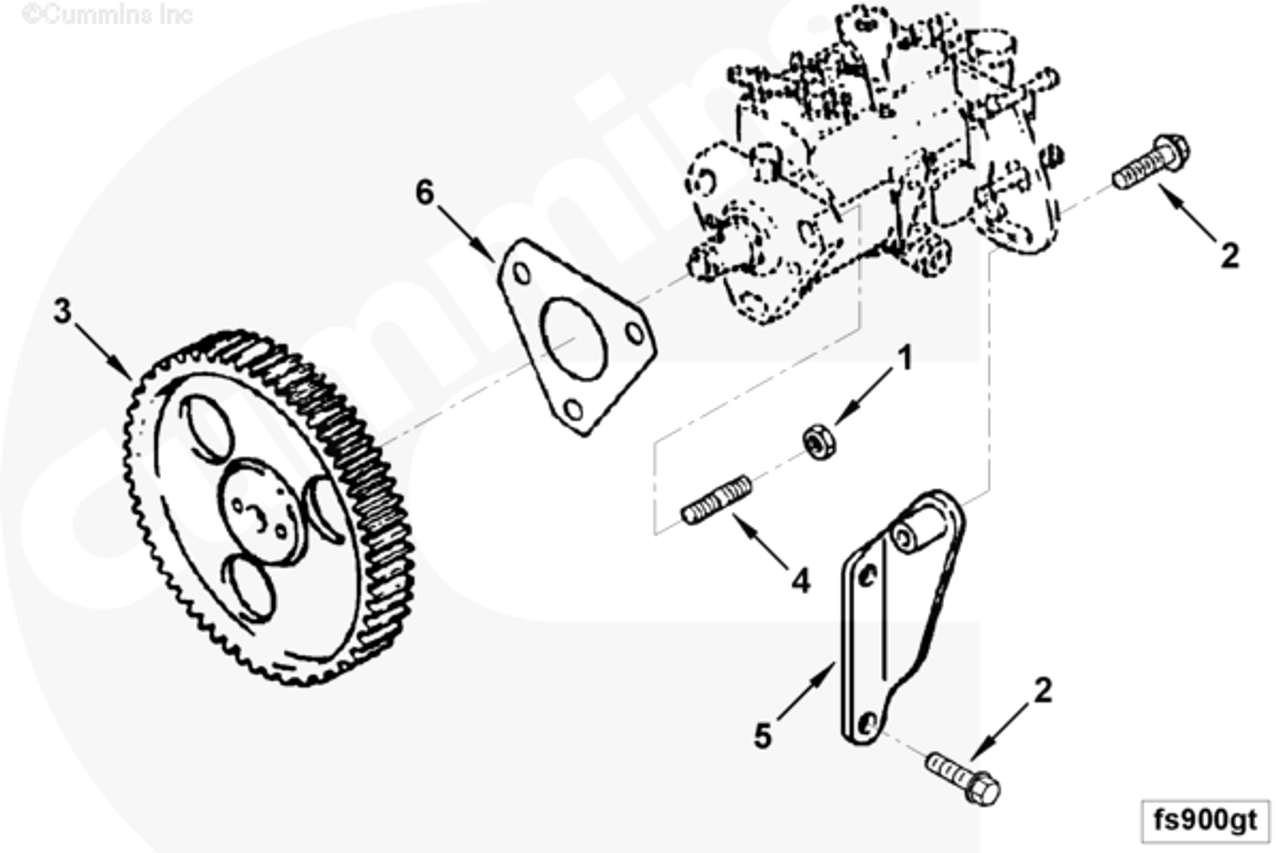 CUMMINS 3939355 OEM VE PUMP TO GEAR HOUSING GASKET – 5.9L 12-VALVE (1989–1993)