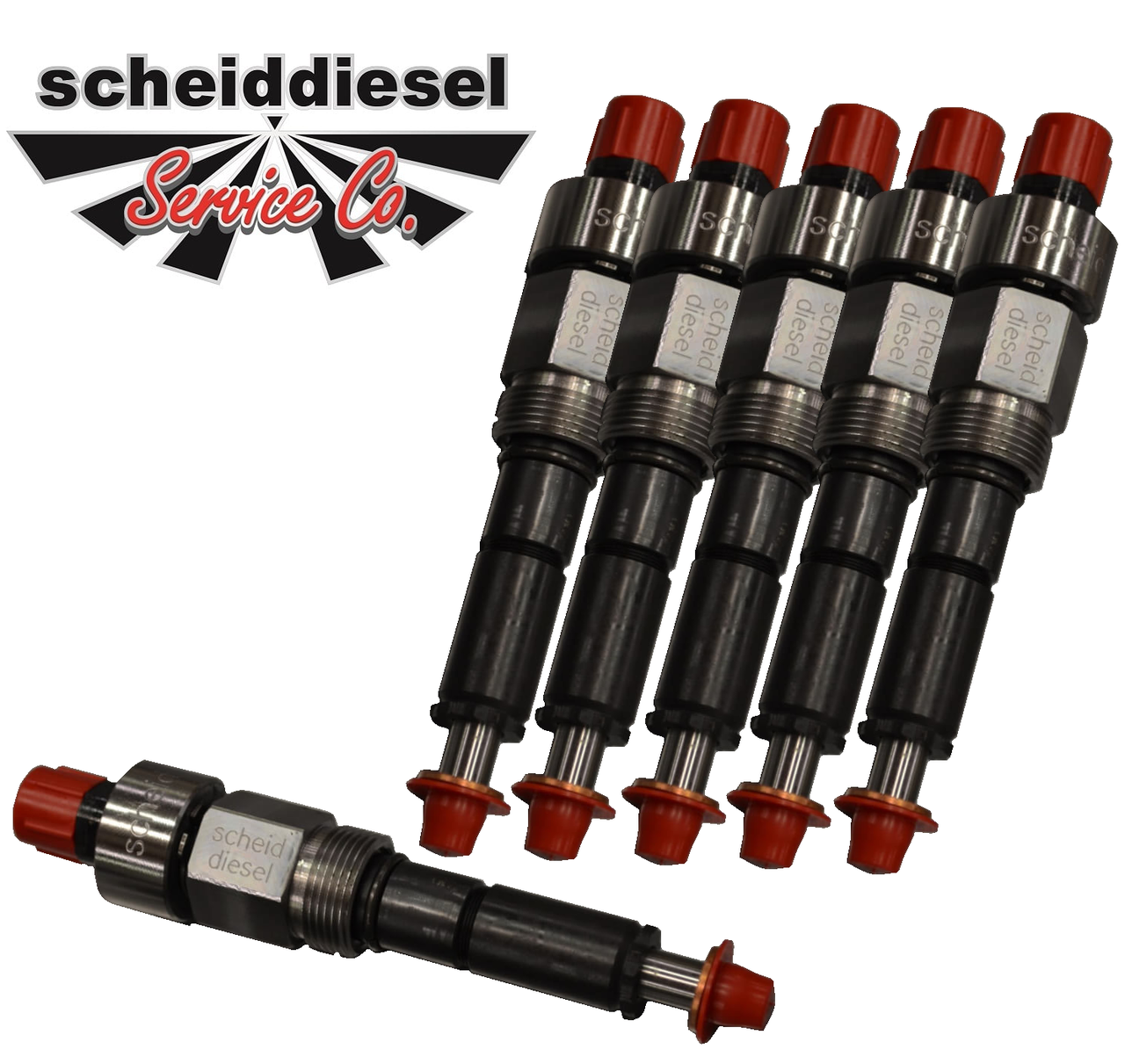 SCHEID DIESEL 106LIGHTNING201BT30 BILLET TRIPLE FEED 5X.030 INJECTOR 1994-1998 DODGE CUMMINS 5.9L 12V
