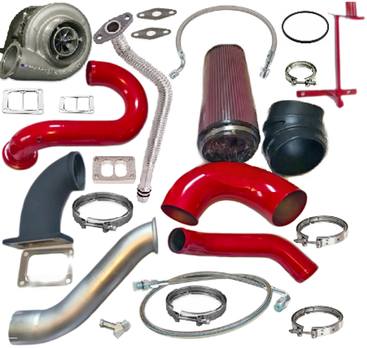 CRAZY CARL'S TURBO S300 2/3 TWIN TURBO KIT 1994-1998 DODGE CUMMINS 5.9L 12V